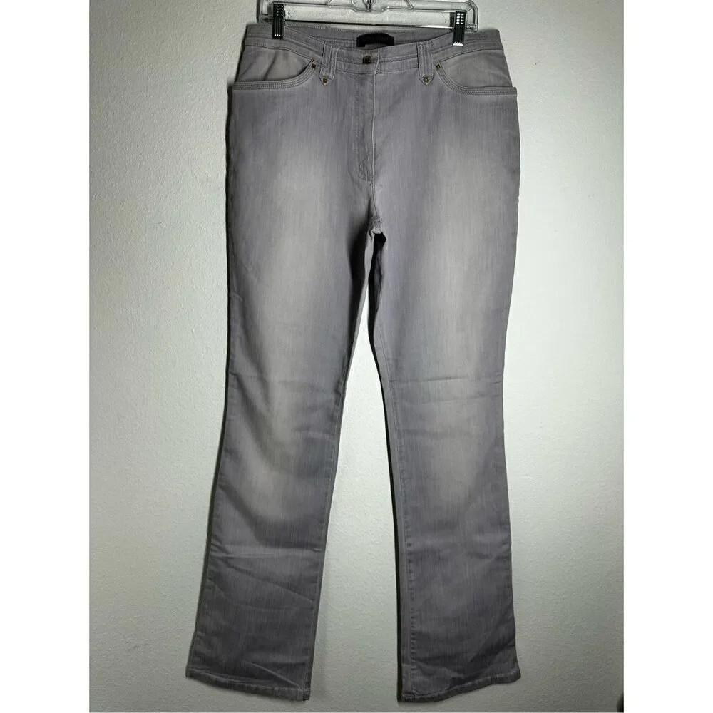 NWOT Marina RINALDI Blue Label Lavender Jeans Size L/19 EU See Description
